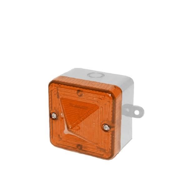 L101ALED024DCG.2 E2S  LED Beacon L101L-A  24vDC [g] 2:AMBER Flash/Permanent IP56 20-28vDC (w/Lugs)